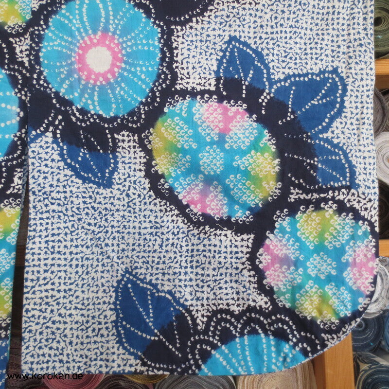 japanischer homemade Yukata Kimono, Kanoko Dot Print