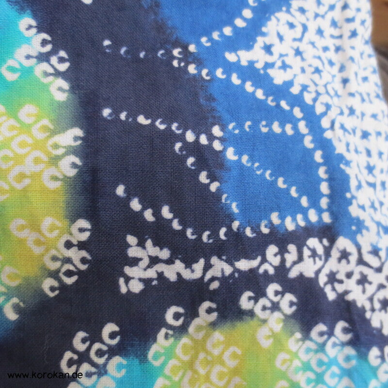 japanischer homemade Yukata Kimono, Kanoko Dot Print