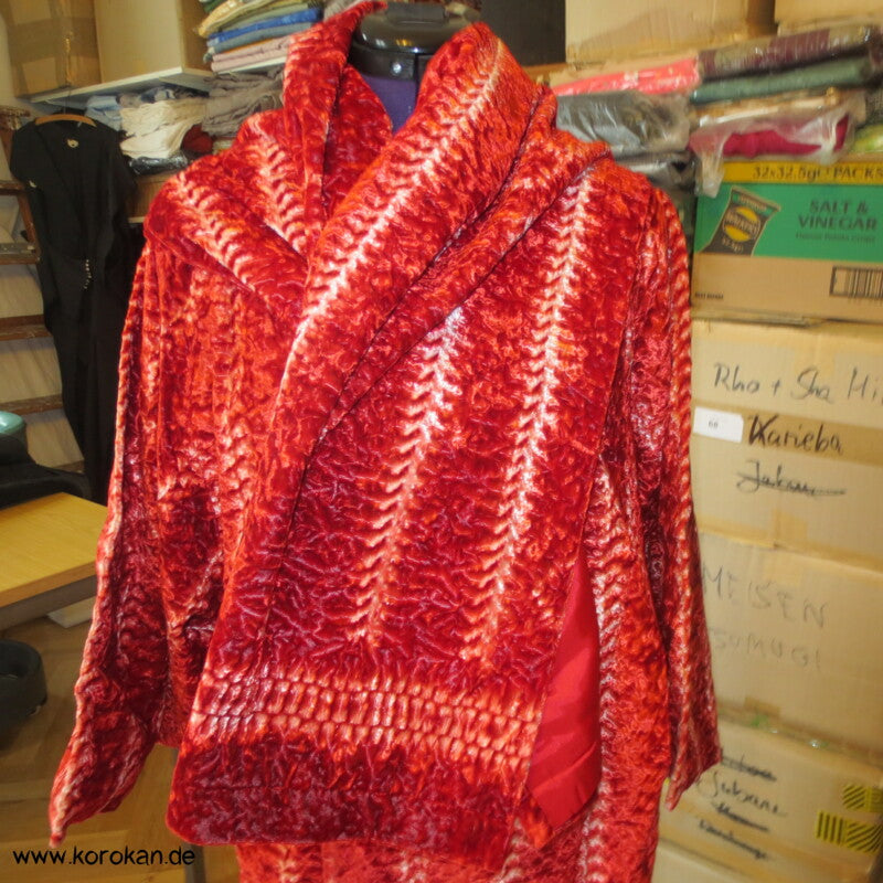 Viale Budo Shibori Crash Samt Michiyuki Raglanjacke