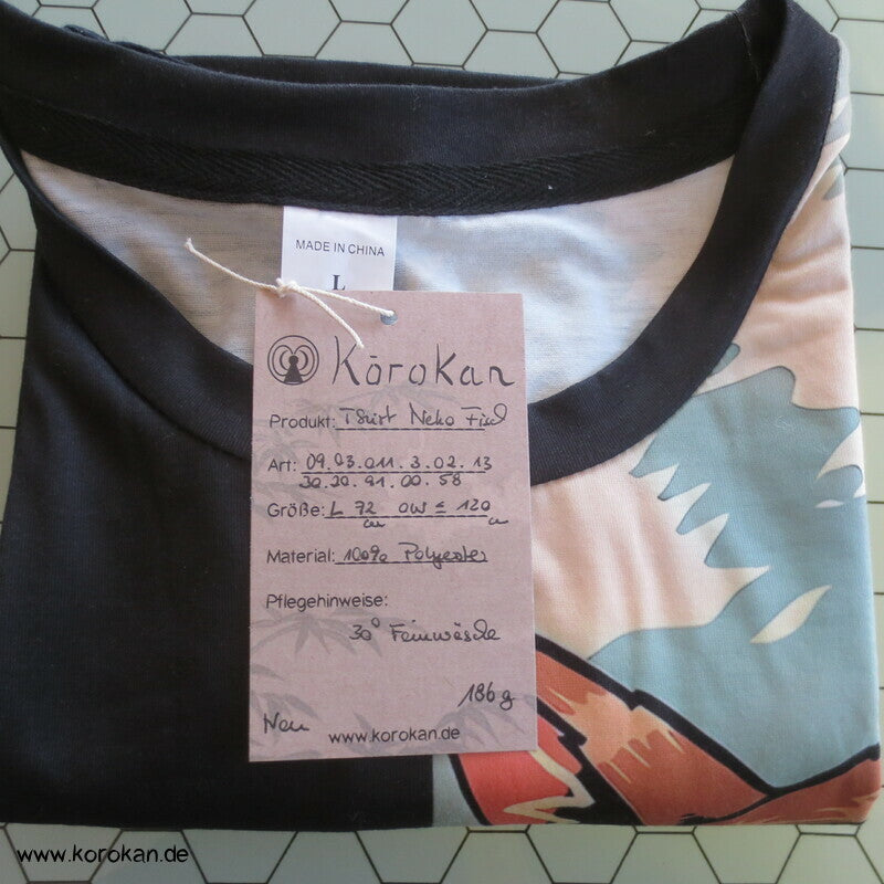 Piratenkatzen Neko T Shirt Gr. L