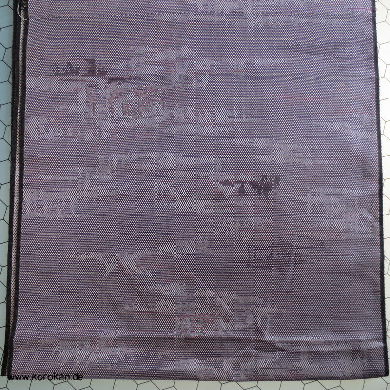 abstrakter mauve melierter Wolle/ Seide Kimono Jacquard