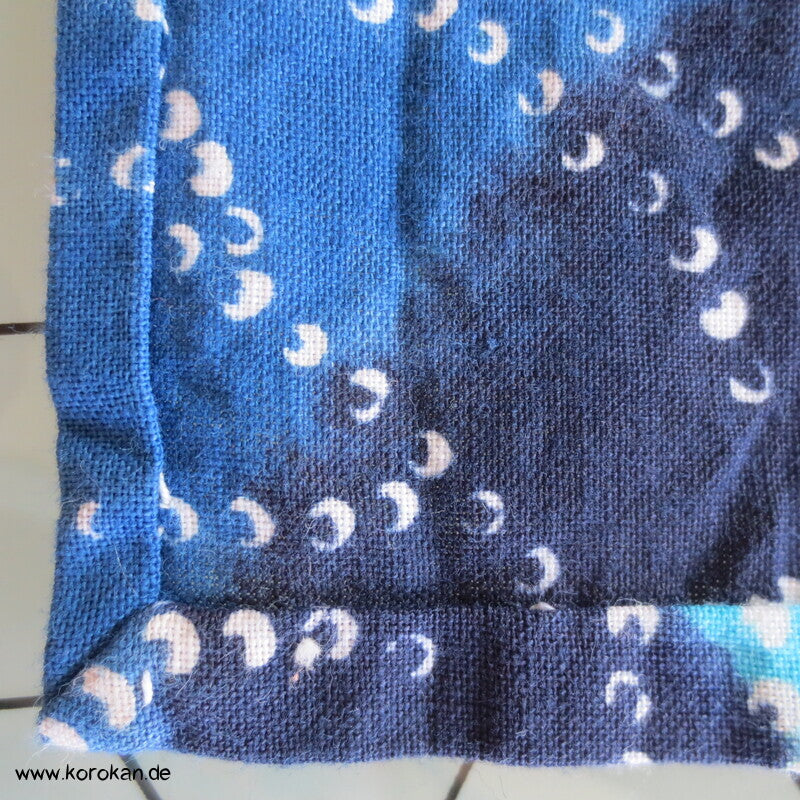 japanischer homemade Yukata Kimono, Kanoko Dot Print