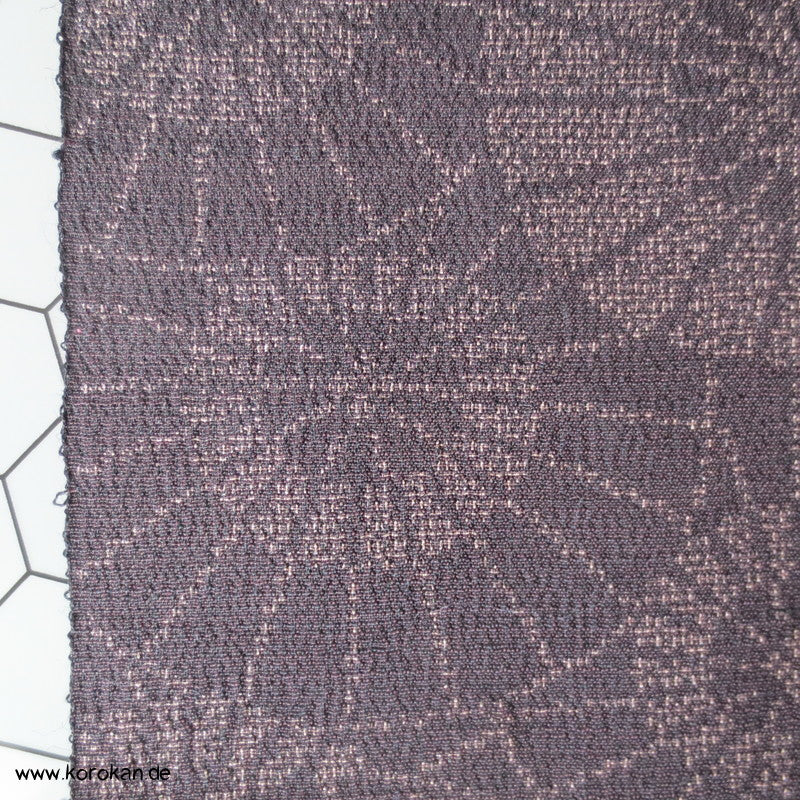 Bangasa Papierschirme Kasuri Wolle / Seide Kimono Stoff