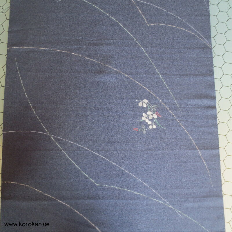 Nandina und Gräsern Kimono Crepe