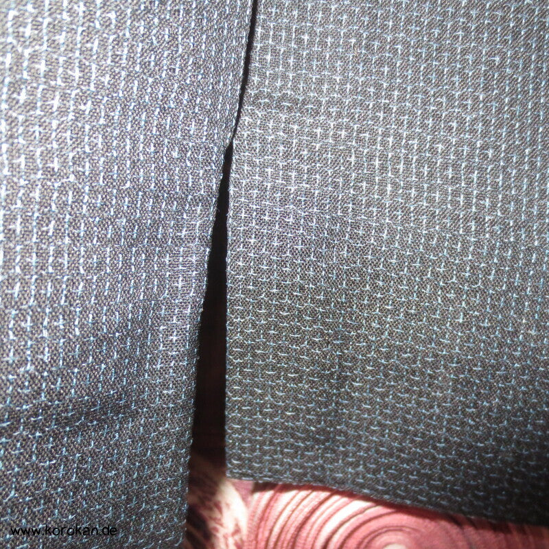 halbtransparenter Tsumugi Seiden Hitoe Hochsommer Kimono