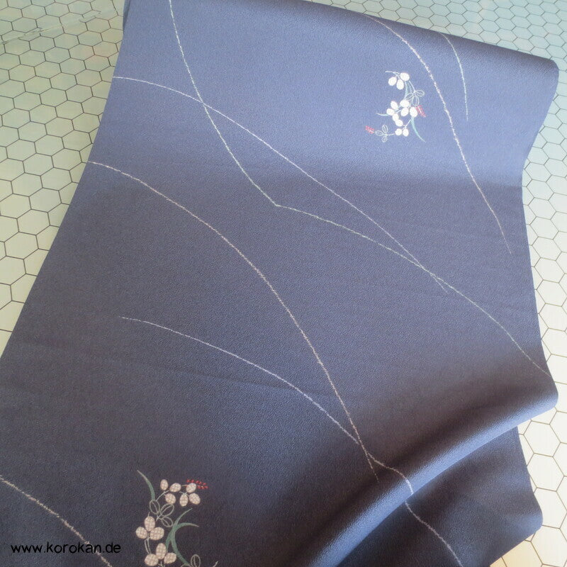 Nandina und Gräsern Kimono Crepe