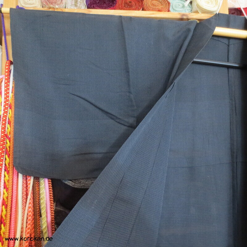 halbtransparenter Tsumugi Seiden Hitoe Hochsommer Kimono