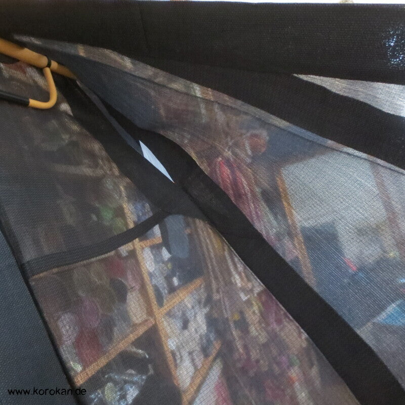 halbtransparenter Tsumugi Seiden Hitoe Hochsommer Kimono