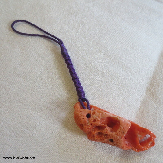 Netsuke, Obi Anhänger aus Koralle