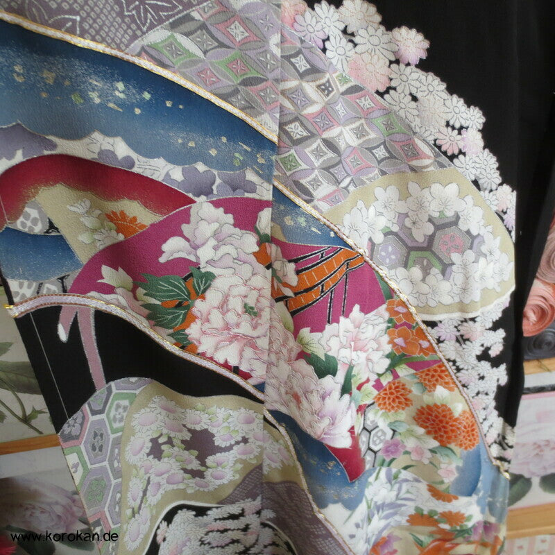 Tomesode, Traumbrücke Seiden Karieba