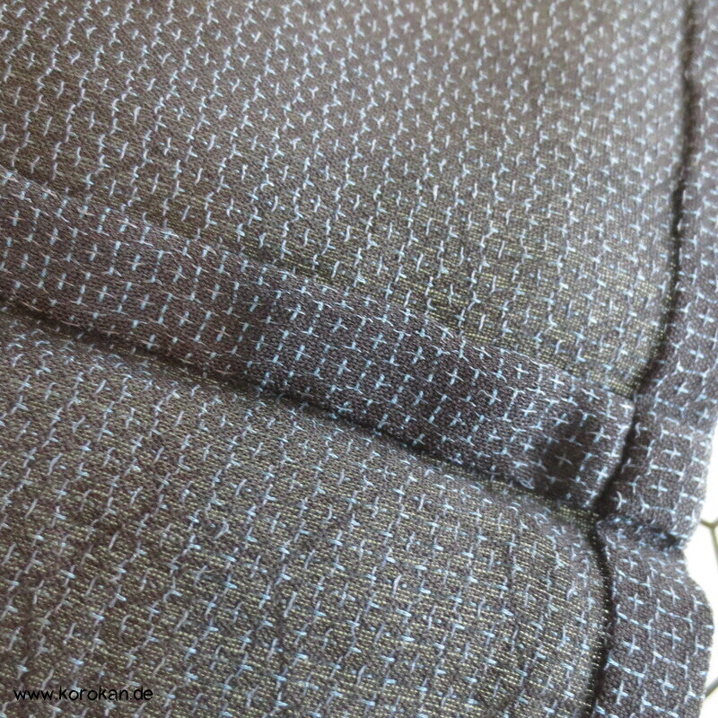 halbtransparenter Tsumugi Seiden Hitoe Hochsommer Kimono