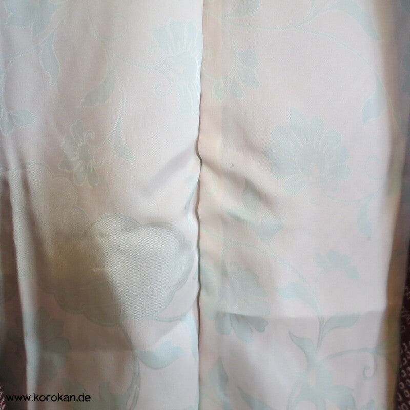 Full Shibori dunkelweinrote diagonal Streifen Haori Seiden Kimono Jacke