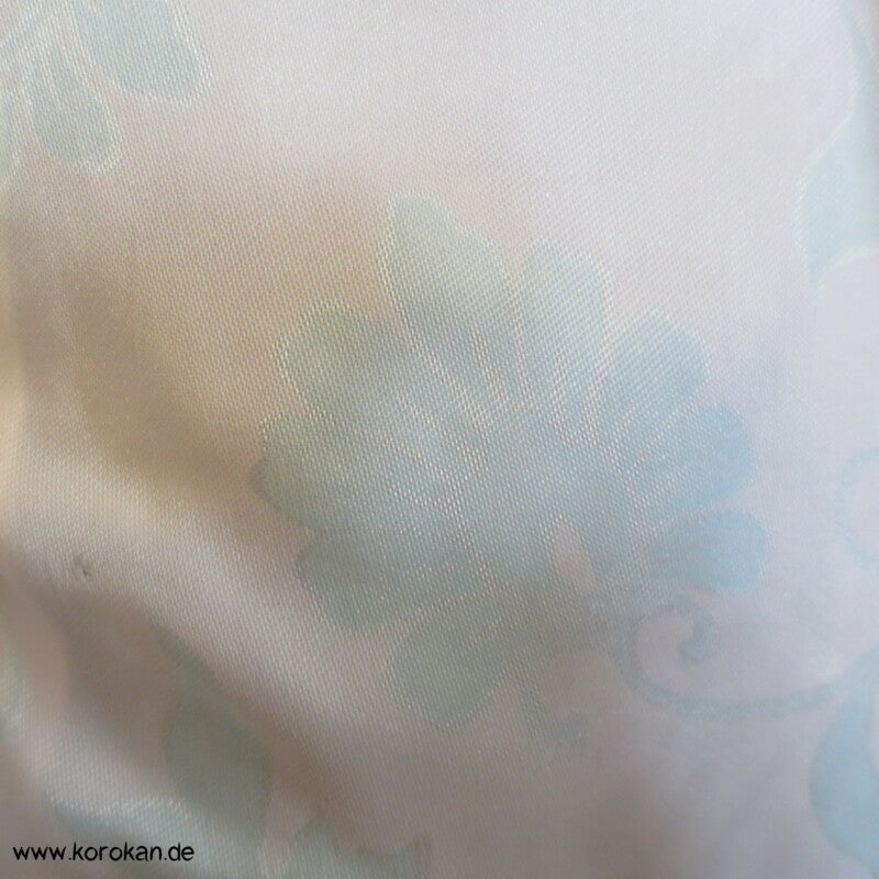 Full Shibori dunkelweinrote diagonal Streifen Haori Seiden Kimono Jacke