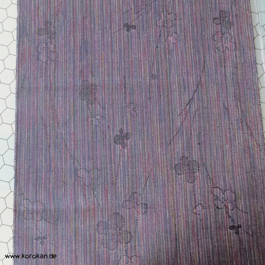 Blumenjacquard, bunte Fäden Wolle / Seide Kimono Stoff