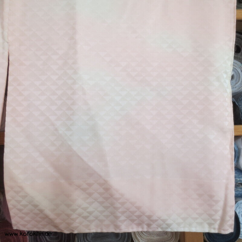 rosa fishscale Juban Unterkimono mit besticktem Han Eri Kragen
