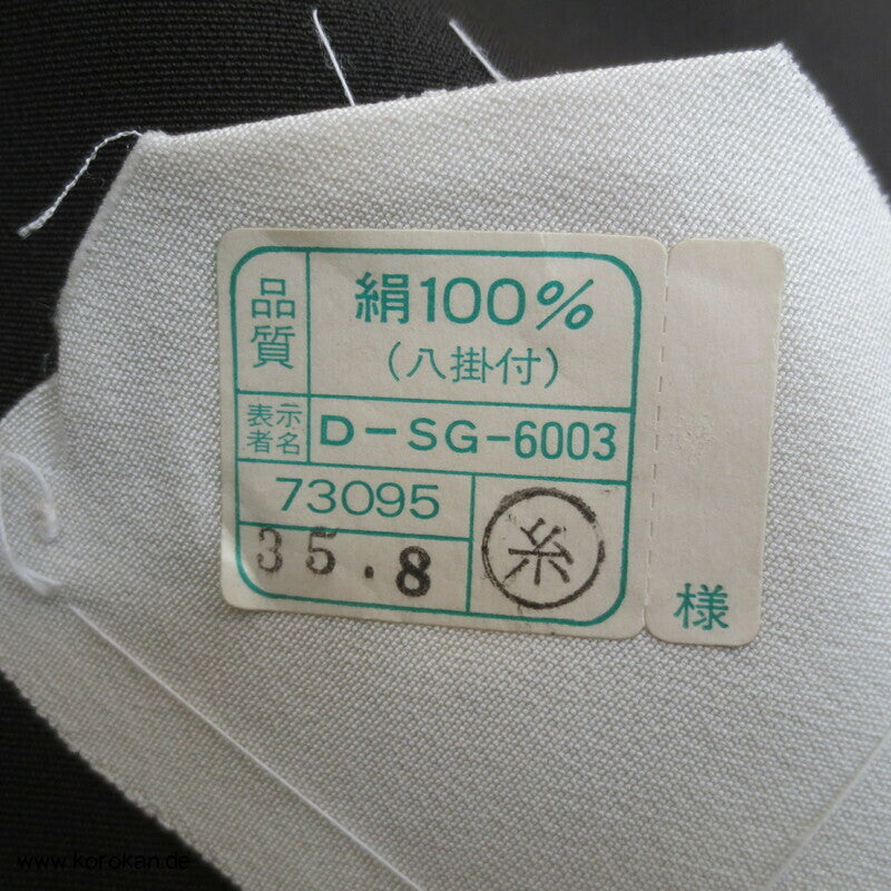 Tomesode, goldener Bambuswald Seiden Karieba