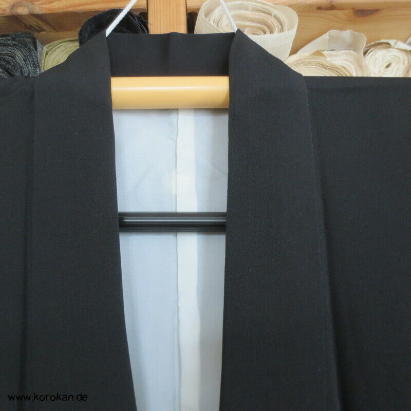 gesticktes Fasanenpaar Tomesode Seidencrepe Kimono