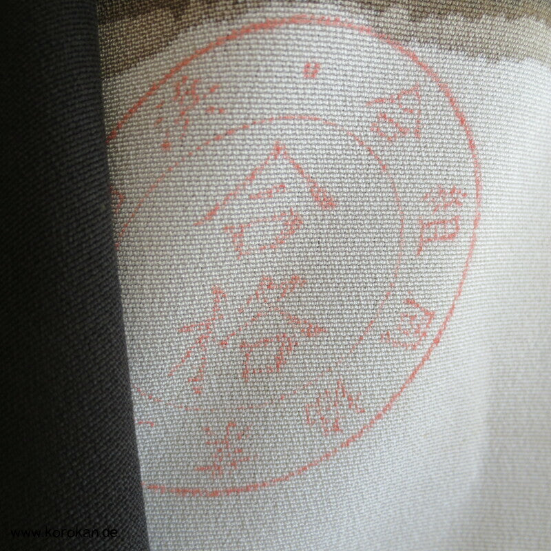 Tomesode, goldener Bambuswald Seiden Karieba