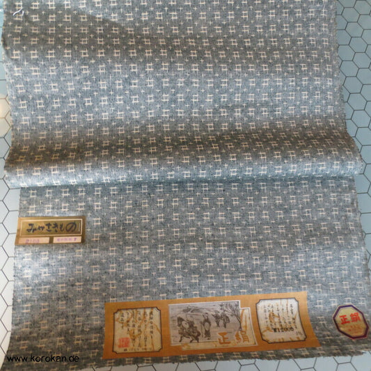Igeta Kasuri Tanmono Tsumugi Kimono Seide