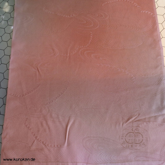 Bokashi Wellen Seiden Damast Kimono Stoffrest