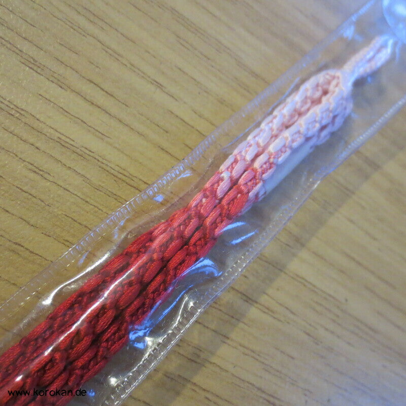 Haori Himo - Seide, 2 strängig rosa rot