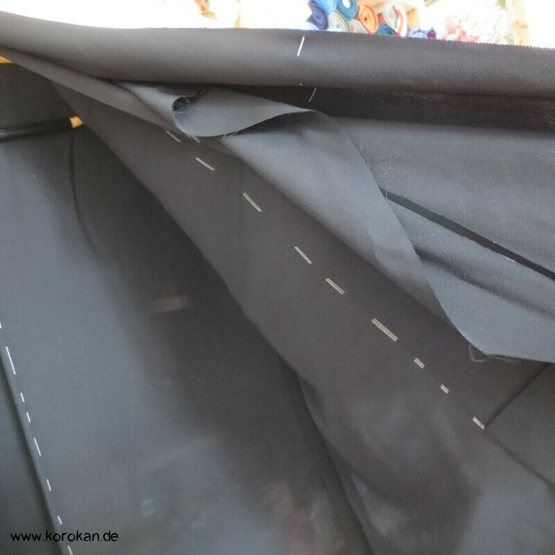 Tomesode, Tempellandschaft Seiden Karieba