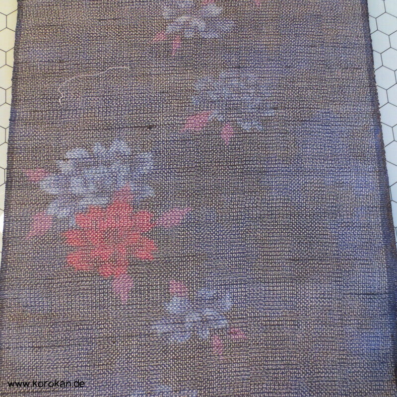 Blüten Kasuri Tsumugi Kimono Seide