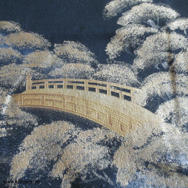 Tomesode, Tempellandschaft Seiden Karieba