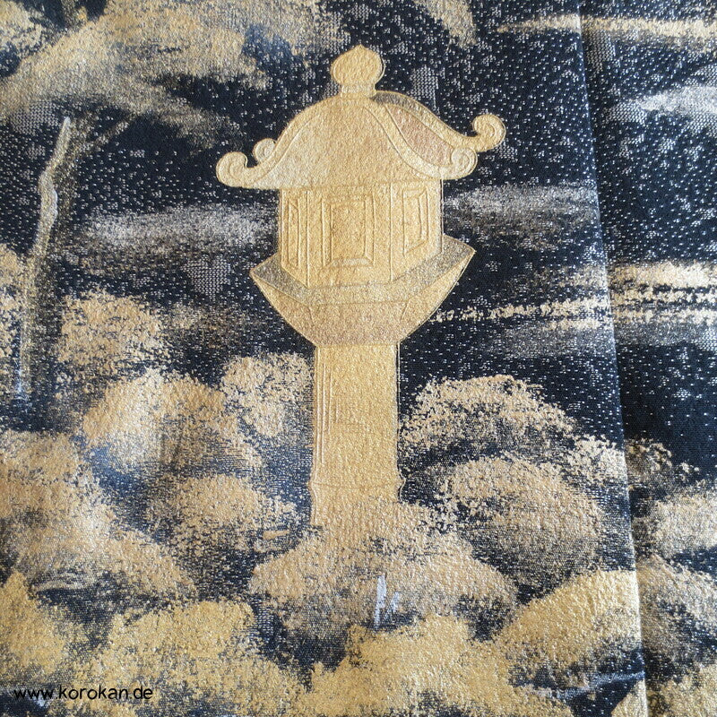 Tomesode, Tempellandschaft Seiden Karieba