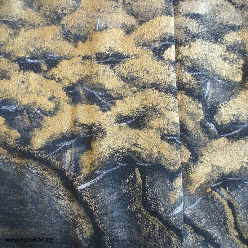 Tomesode, Tempellandschaft Seiden Karieba