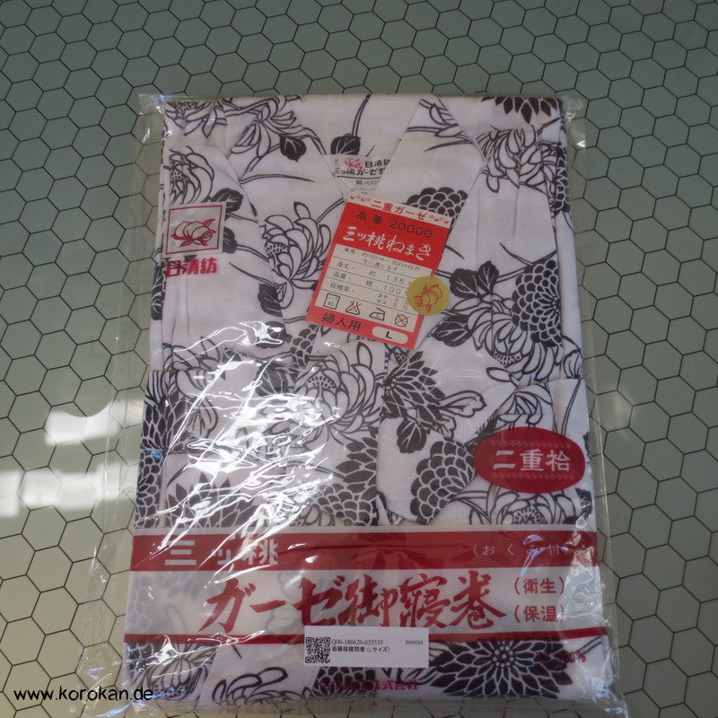 Blaudruck Nemaki - Kimono zum Schlafen