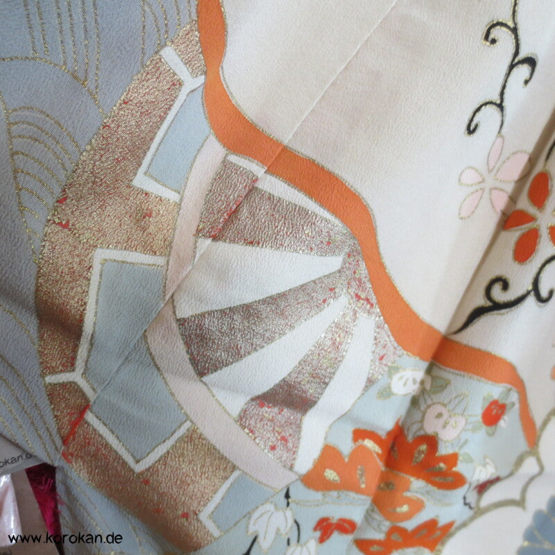 Genji Guruma, Chrysantheme, Gold Homongi