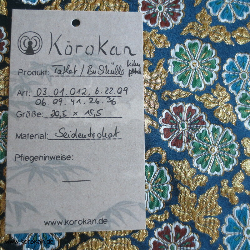 Buch - Tablethülle mit einer Seite Reißverschluss, kleinere Varianten