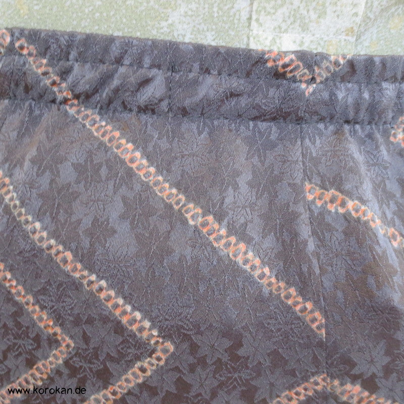 Shibori Rinzu Seide 8 Bahnenrock