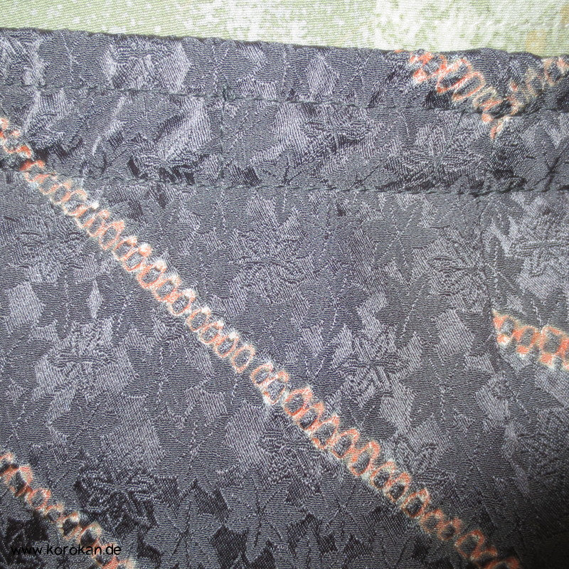Shibori Rinzu Seide 8 Bahnenrock