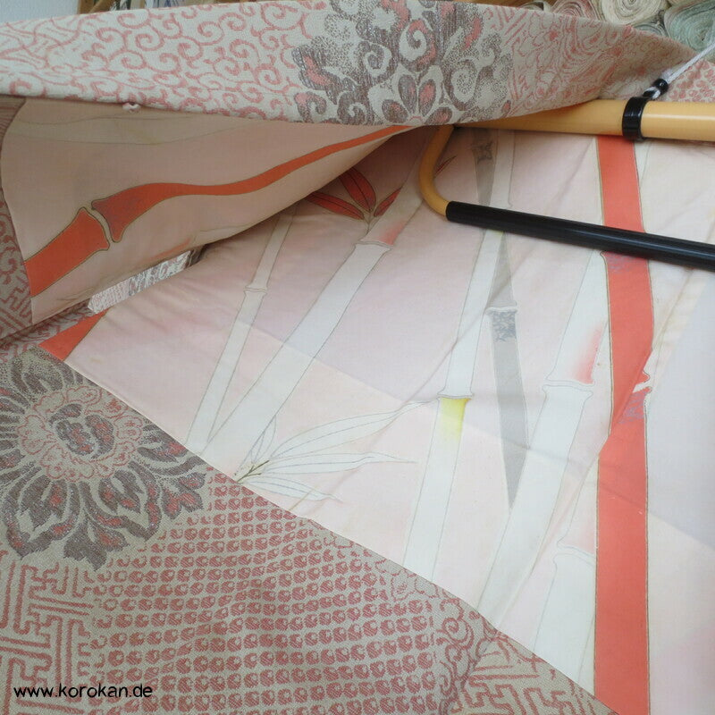 Kiribame und Blumen Brokat Haori