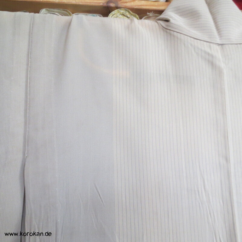 feinst gestreifter Seiden Hitoe Sommer Kimono