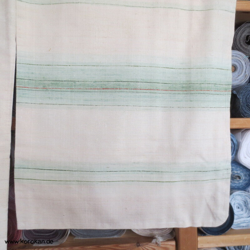 handgewebter Tsumugi Homongi Kimono Frühlingsanfang