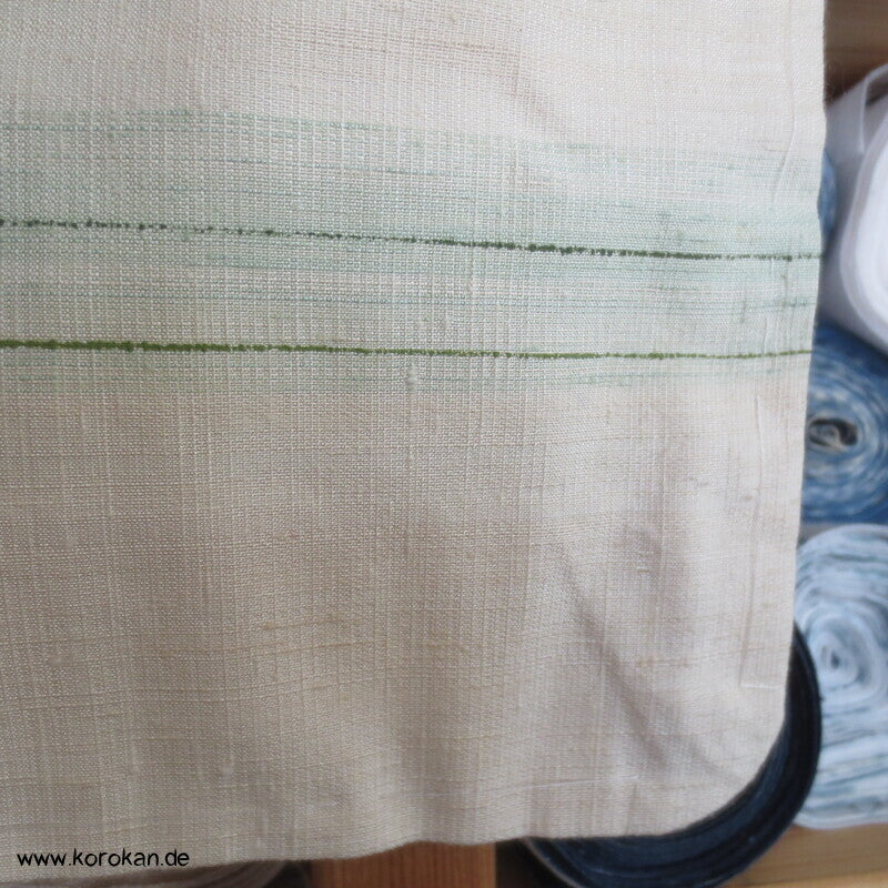 handgewebter Tsumugi Homongi Kimono Frühlingsanfang