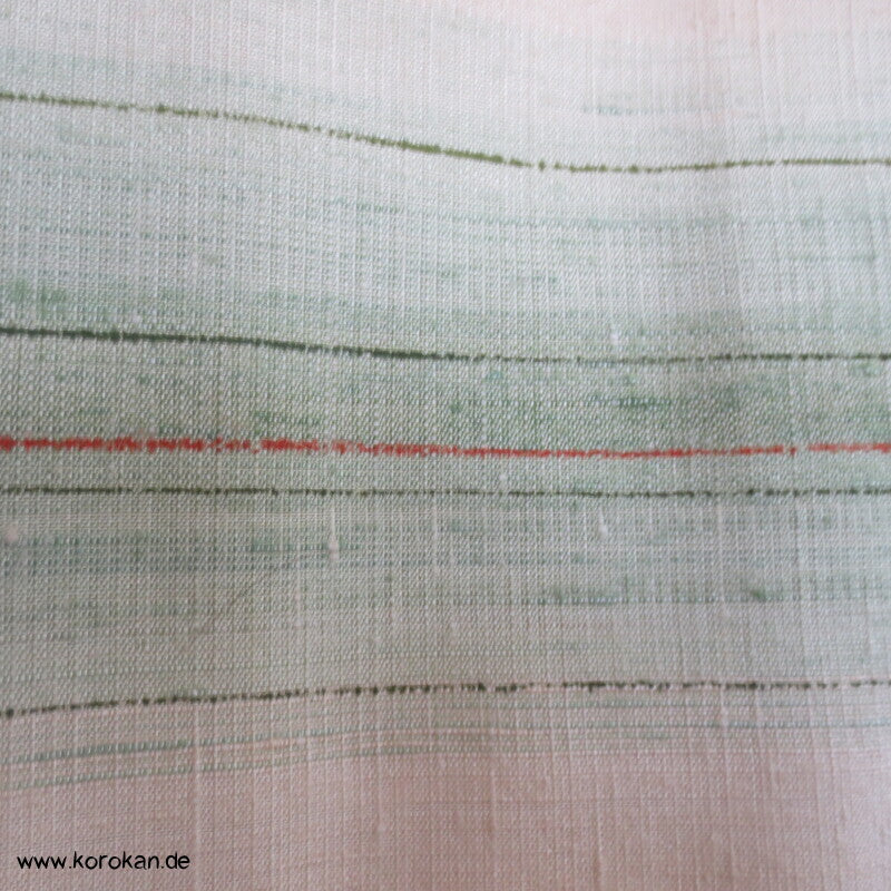 handgewebter Tsumugi Homongi Kimono Frühlingsanfang