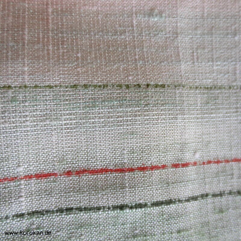 handgewebter Tsumugi Homongi Kimono Frühlingsanfang