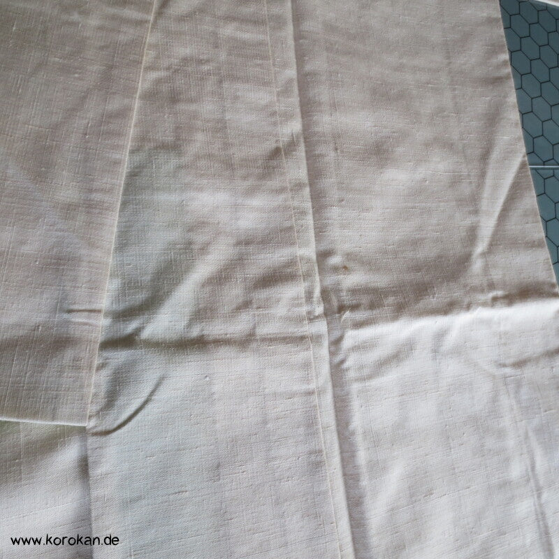 handgewebter Tsumugi Homongi Kimono Frühlingsanfang