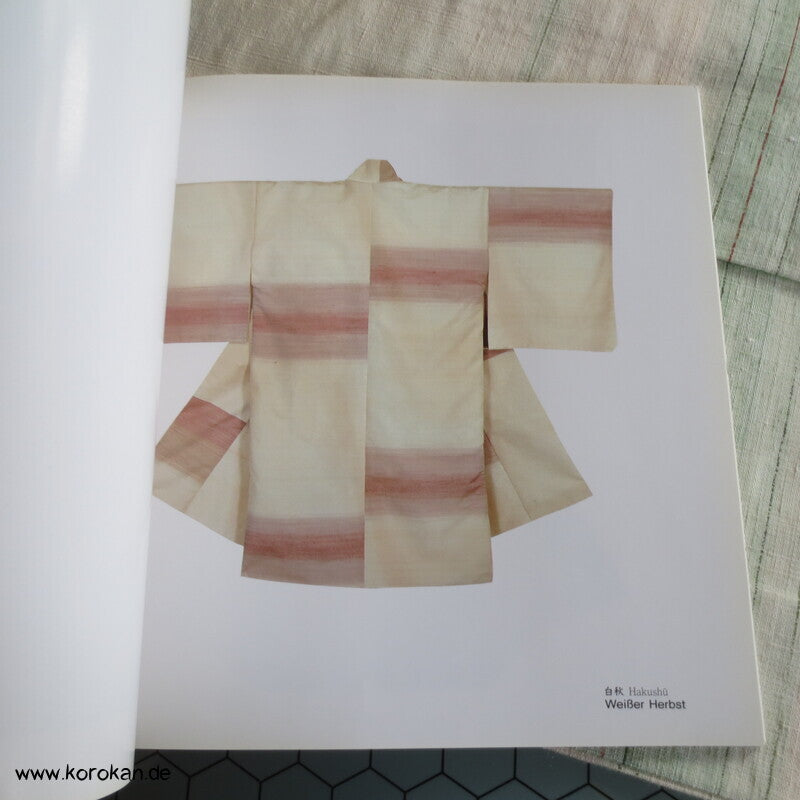 handgewebter Tsumugi Homongi Kimono Frühlingsanfang