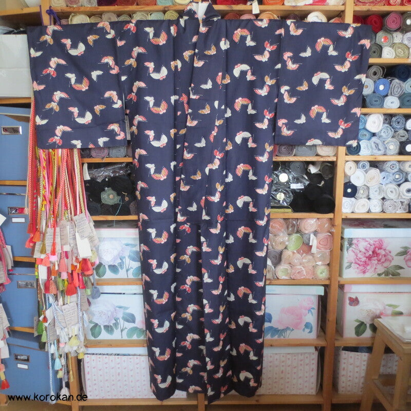 Schmetterlinge Komon Seidentaft Kimono