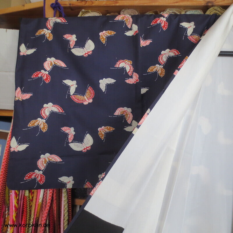 Schmetterlinge Komon Seidentaft Kimono