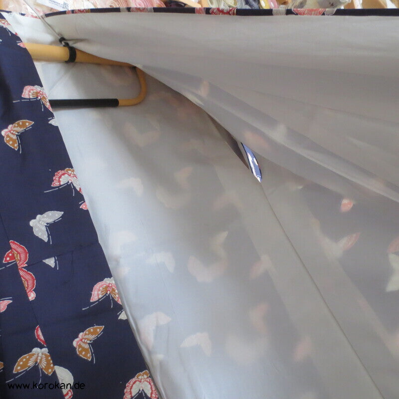 Schmetterlinge Komon Seidentaft Kimono