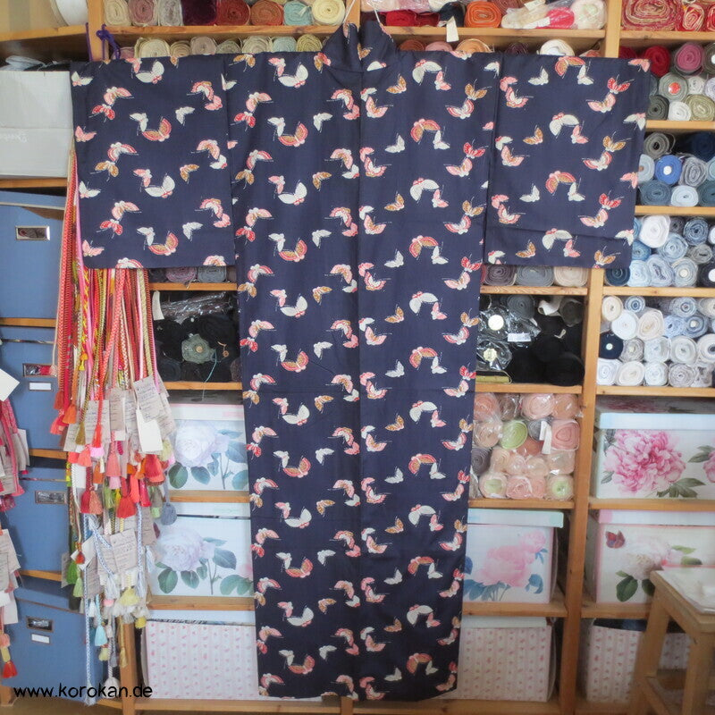 Schmetterlinge Komon Seidentaft Kimono