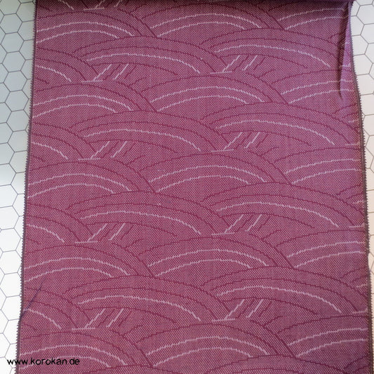 Welle Wollmischgewebe Kimono Jacquard