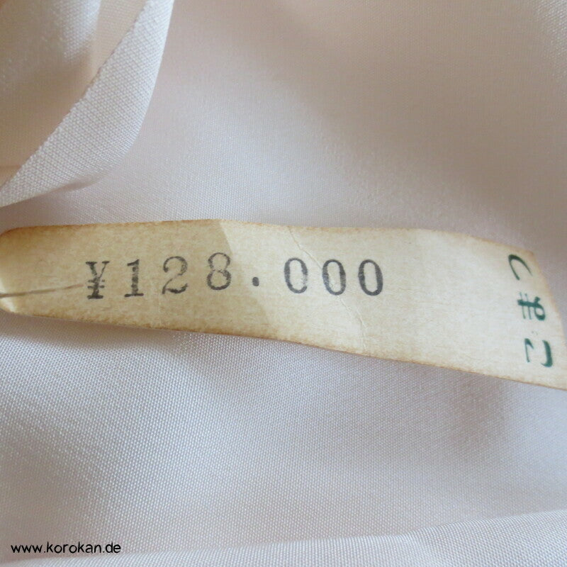 Blümchen auf Farbverlauf Juban Kimono Seidencrepe Karieba