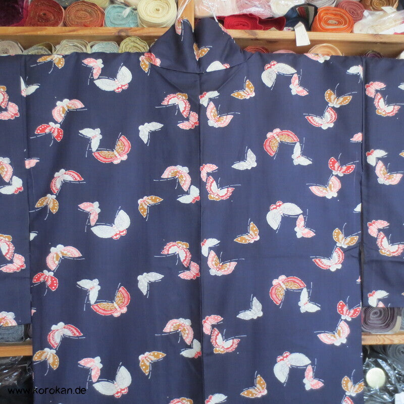 Schmetterlinge Komon Seidentaft Kimono